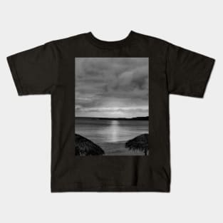 Cat Island, Bahamas – Art 2 – Black and White Kids T-Shirt